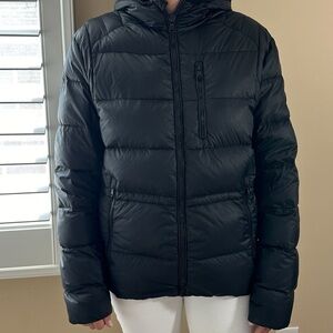 Michael Kors black puffer Down filled Coat size small